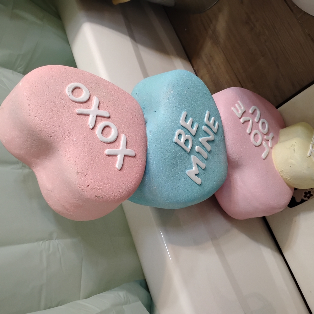 Pastel Heart Decor with Sweet Messages